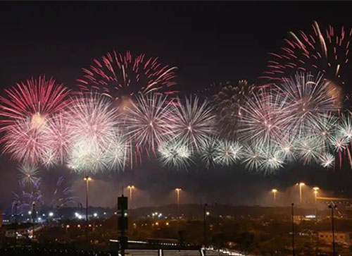 通山县焰火晚会